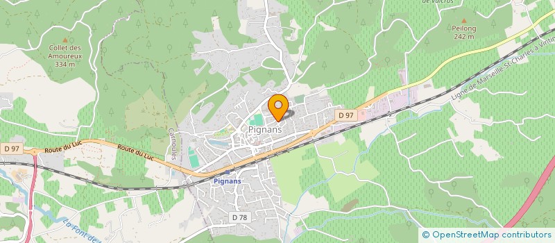 localisation de l'entreprise CAP NO  PIGNANS