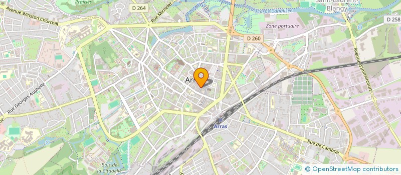 localisation de l'entreprise CAP NORD à ARRAS