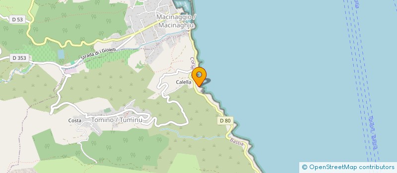 localisation de l'entreprise CAP NORD à TOMINO