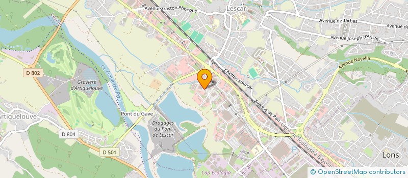 localisation de l'entreprise CAP NORD BEARN à LESCAR