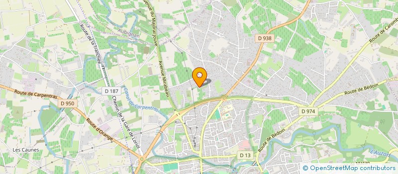 localisation de l'entreprise CAP NORD SUD  CARPENTRAS