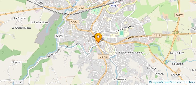 localisation de l'entreprise CAP NORMANDIE  VIRE-NORMANDIE