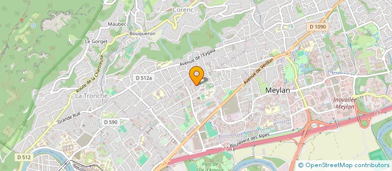 localisation de l'entreprise CAP NSD 21 à MEYLAN