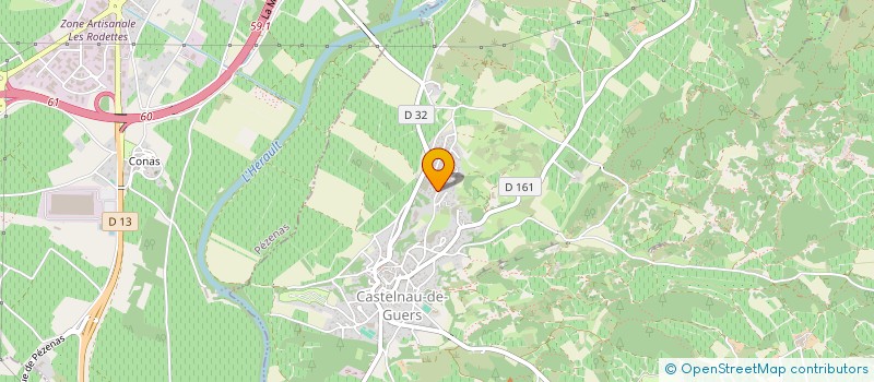 localisation de l'entreprise CAP'O BAR  CASTELNAU-DE-GUERS