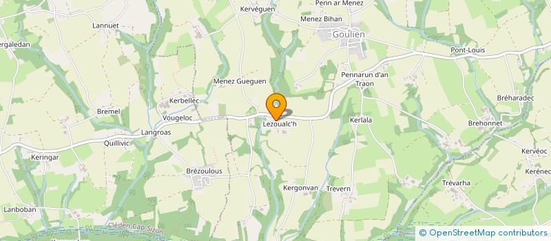 localisation de l'entreprise CAP - O - D'ASTRES  GOULIEN