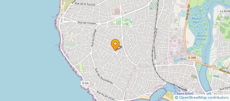 localisation de l'entreprise CAP OCEAN  SAINT-HILAIRE-DE-RIEZ