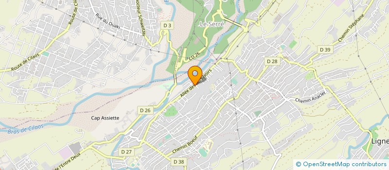 localisation de l'entreprise CAP OCEAN  SAINT-PIERRE