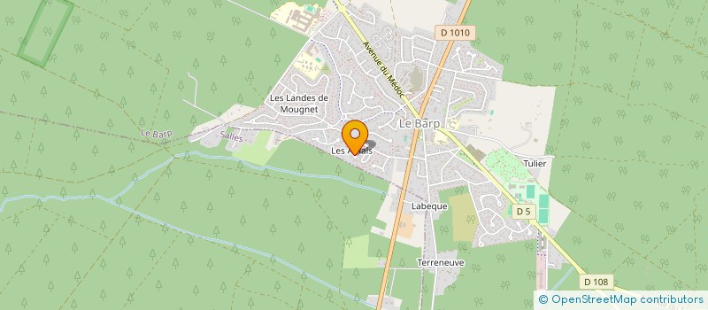 localisation de l'entreprise CAP OCEAN ULM  LE BARP