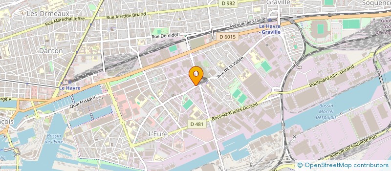 localisation de l'entreprise CAP OCEANE FORMATION à LE HAVRE