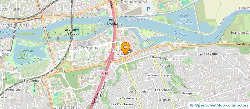 localisation de l'entreprise CAP OJEST  SAINT-AVERTIN