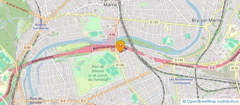localisation de l'entreprise CAP ONE à CHAMPIGNY-SUR-MARNE