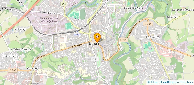 localisation de l'entreprise CAP OPTIQUE AUDIO à DINAN