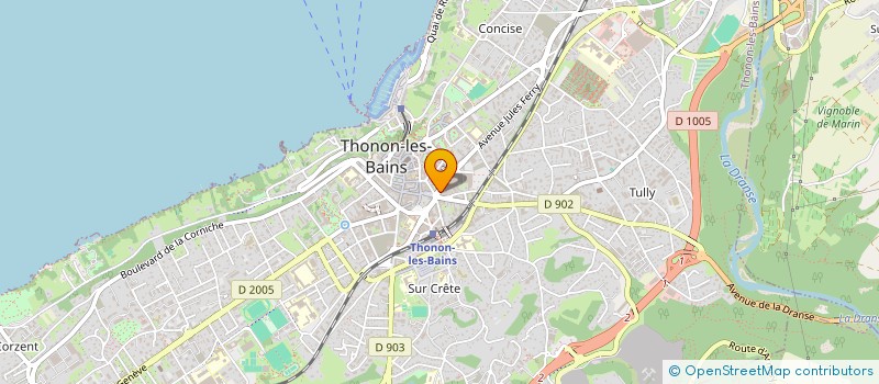 localisation de l'entreprise CAP OR à THONON-LES-BAINS