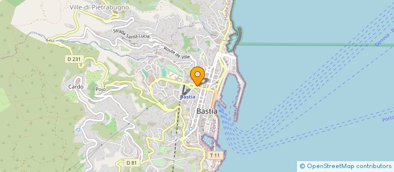 localisation de l'entreprise CAP OR NUMISMATIQUE NORD à BASTIA