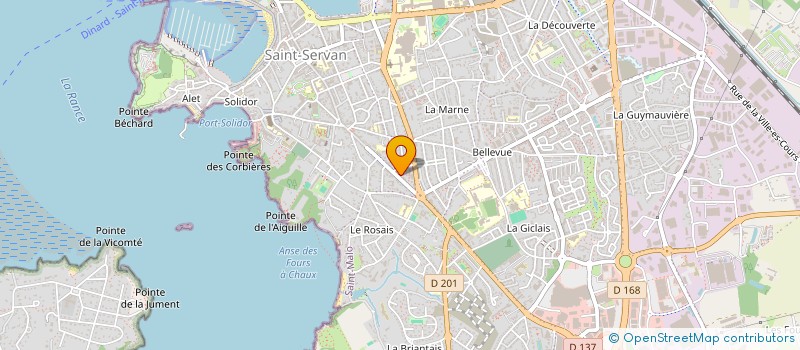 localisation de l'entreprise CAP - ORCAGNE  SAINT-MALO