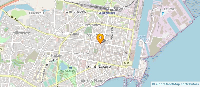 localisation de l'entreprise CAP ORCO à SAINT-NAZAIRE
