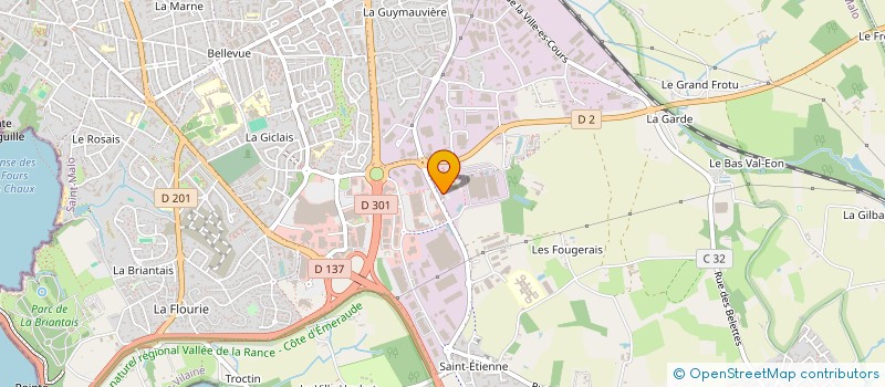 localisation de l'entreprise CAP ORL à SAINT-MALO