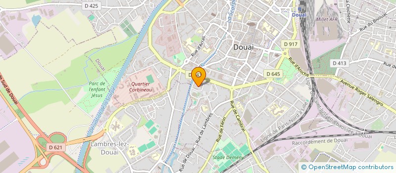 localisation de l'entreprise CAP OU HANDI ? à DOUAI