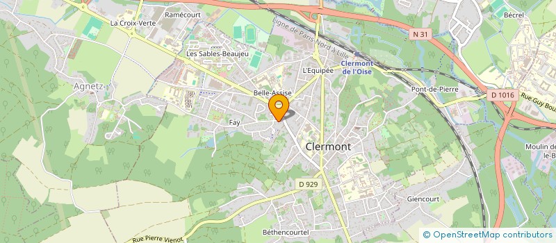 localisation de l'entreprise CAP OU PAS CAP  CLERMONT