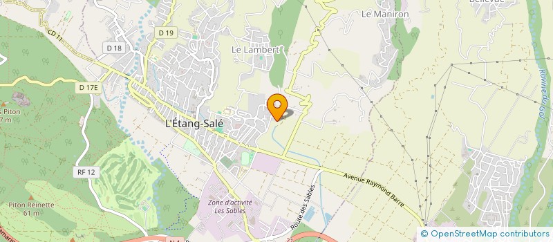 localisation de l'entreprise CAP OU PAS CAP 974 à L'ETANG-SALE