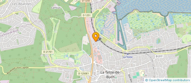 localisation de l'entreprise CAP OUEST  LA TESTE-DE-BUCH