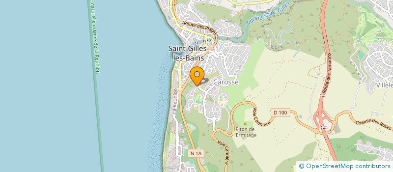 localisation de l'entreprise CAP OUEST à SAINT-PAUL