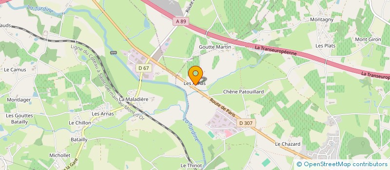 localisation de l'entreprise CAP OUEST  BULLY