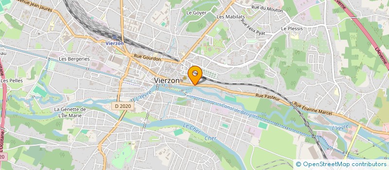 localisation de l'entreprise CAP OUEST  VIERZON