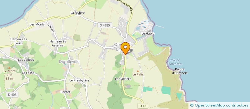 localisation de l'entreprise CAP OUEST FILMS  LA HAGUE