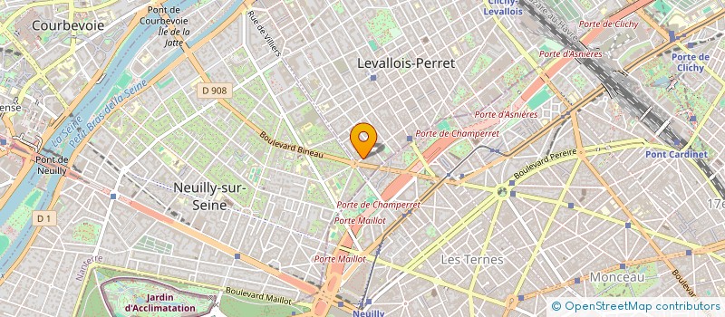 localisation de l'entreprise CAP PACIFIC LTD à LEVALLOIS-PERRET