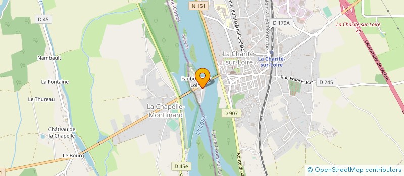 localisation de l'entreprise CAP PAS CAP à LA CHARITE-SUR-LOIRE