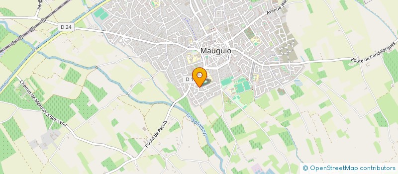 localisation de l'entreprise CAP PAS CAP  MAUGUIO