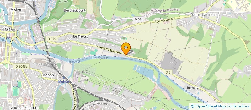 localisation de l'entreprise CAP PATRIMOINE 08  CHARLEVILLE-MEZIERES