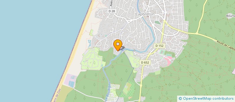 localisation de l'entreprise CAP PECHE LOISIRS à CAPBRETON