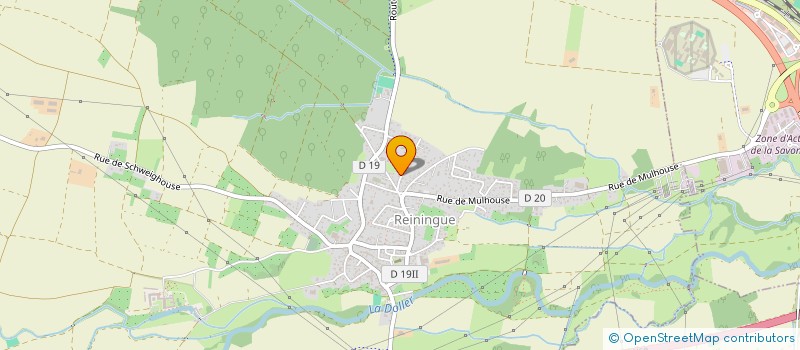 localisation de l'entreprise CAP PERSPECTIVE  REININGUE