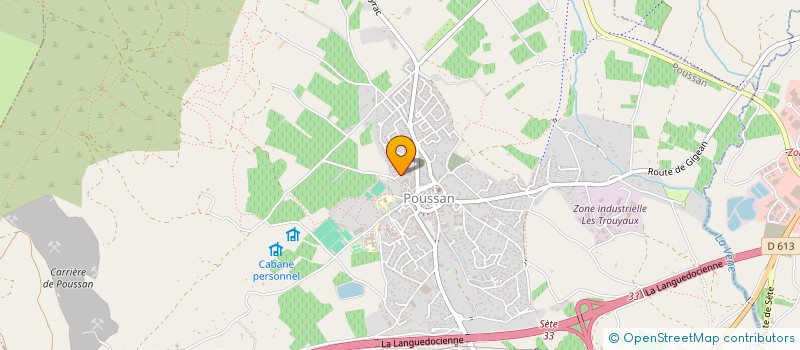 localisation de l'entreprise CAP PIELLES  POUSSAN
