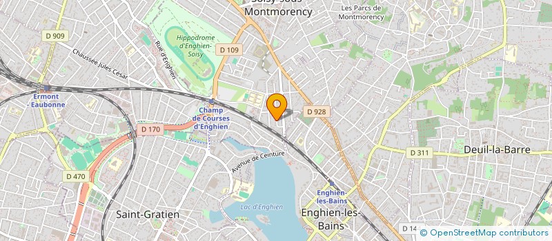 localisation de l'entreprise CAP PILOTAGE  SOISY-SOUS-MONTMORENCY