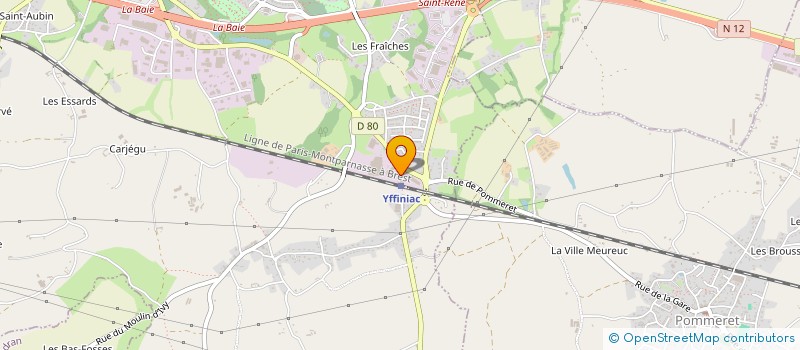 localisation de l'entreprise CAP PLAISANCE  YFFINIAC