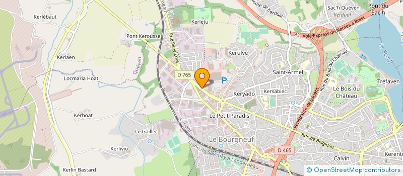 localisation de l'entreprise CAP PLENENO à LORIENT