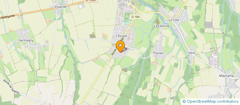 localisation de l'entreprise CAP PLUS  VIRY