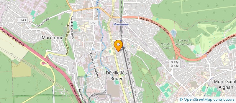 localisation de l'entreprise CAP POLO  DEVILLE-LES-ROUEN