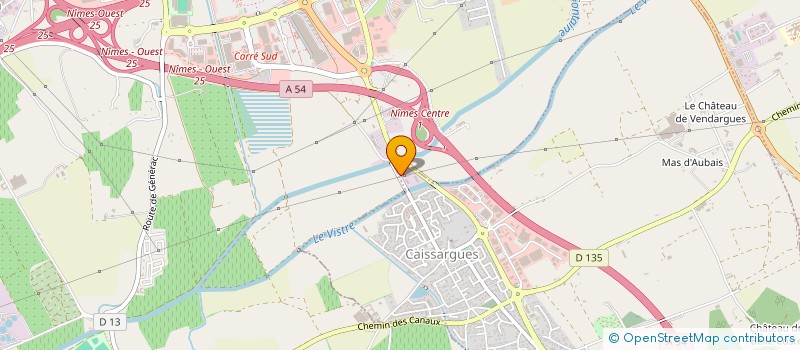 localisation de l'entreprise CAP POOL  CAISSARGUES