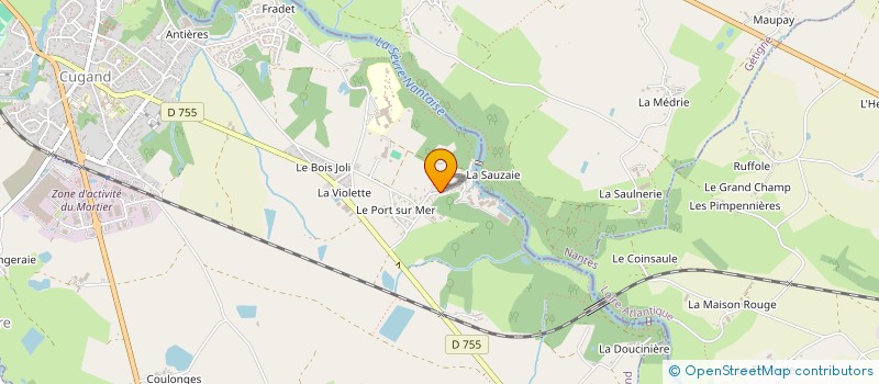 localisation de l'entreprise CAP POUR LA VIE, DEFIS CONTRE LES CANCERS  CUGAND