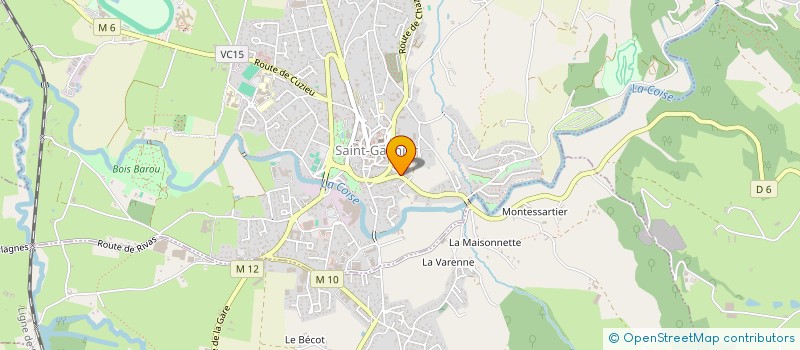 localisation de l'entreprise CAP PREVOYANCE  SAINT-GALMIER