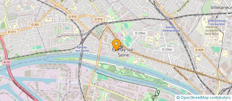 localisation de l'entreprise CAP PREVOYANCE SANTE  EPINAY-SUR-SEINE