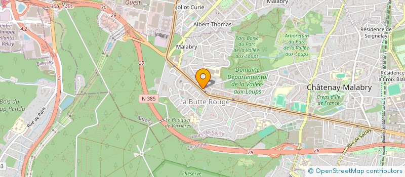 localisation de l'entreprise CAP PROCESS à ANTONY