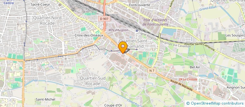 localisation de l'entreprise CAP PRODUCTEURS à AVIGNON