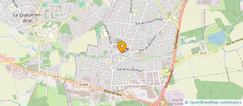 localisation de l'entreprise CAP PROGRES à PONTAULT-COMBAULT