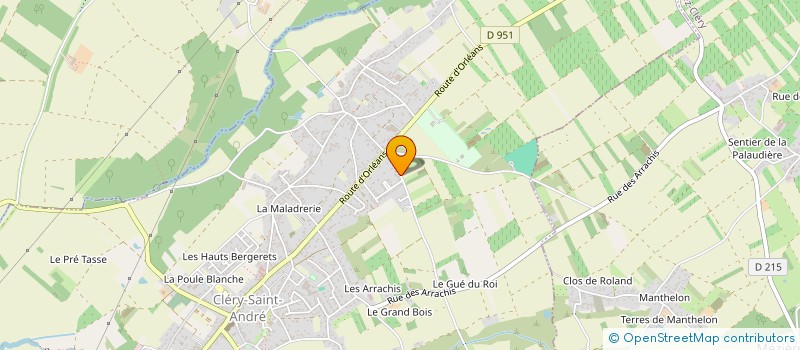 localisation de l'entreprise CAP PROGRESS à CLERY-SAINT-ANDRE