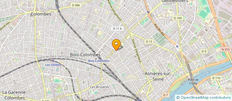 localisation de l'entreprise CAP PROJETS  ASNIERES-SUR-SEINE